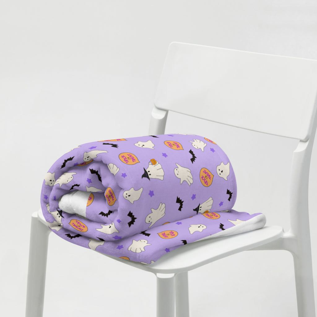 Trick or Treat Throw Blanket – view 1