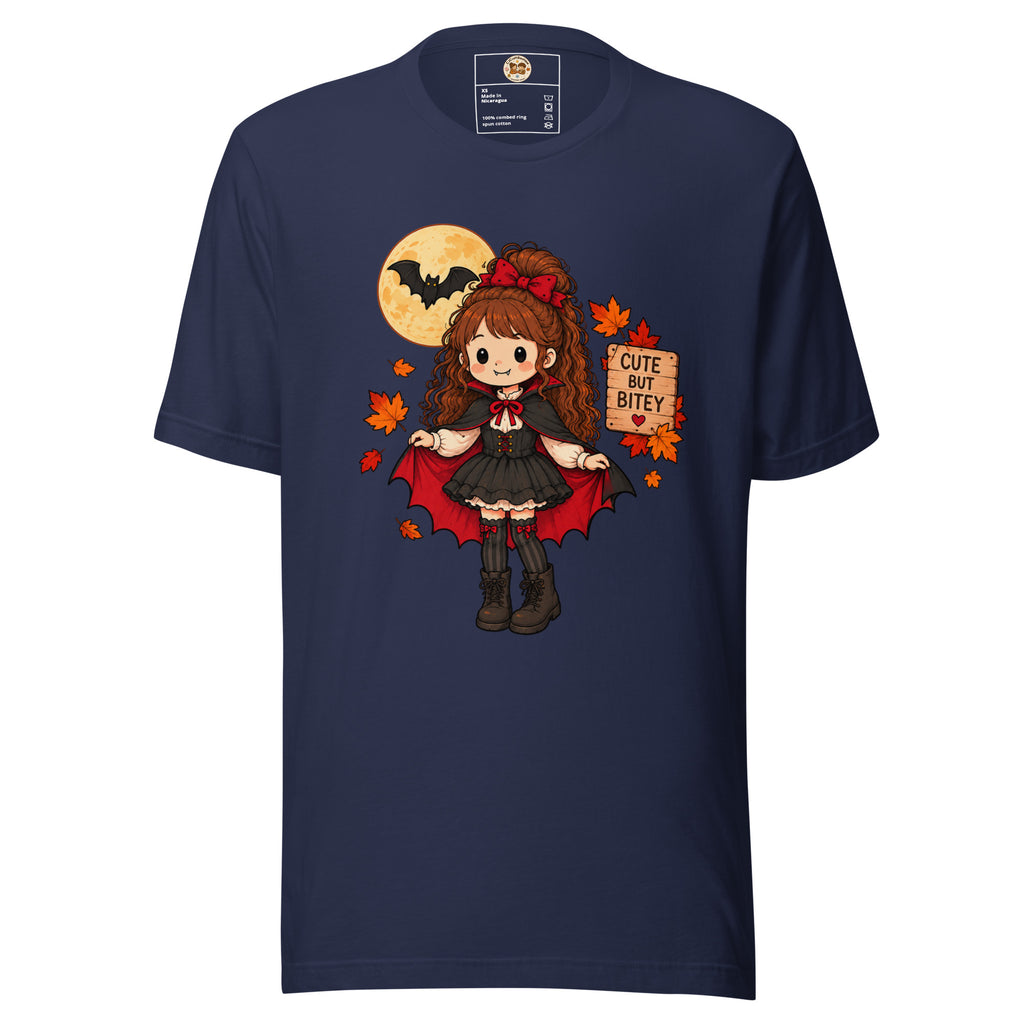 Cute But Bitey Vampire T-Shirt – view 2