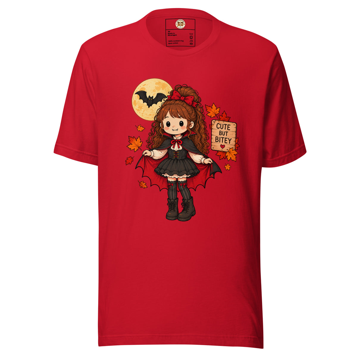 Cute But Bitey Vampire T-Shirt – view 3